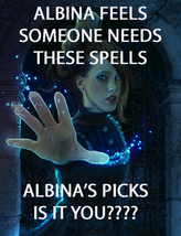 Albina's Picks #3 One Looking To Overcome Blocks Needs This Magick - Is It You? - $199.00