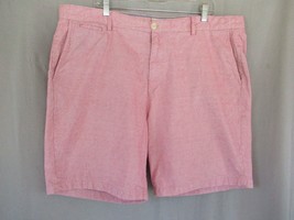 Rainforest shorts men&#39;s Size 40 pink inseam 8-1/2&quot;  flat front Bermuda  ... - $17.59