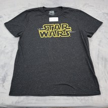 Star Wars Shirt Mens 2X Black Short Sleeve Crew Neck Graphic Print Casua... - £15.10 GBP