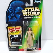 Star Wars Power of the Force Princess Leia Organa In Ewok Outfit Freeze Frame - £12.60 GBP