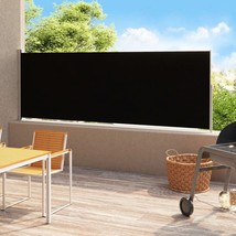  Side Awning Black and Grey Polyester with PU coating - $3,127.88 MXN