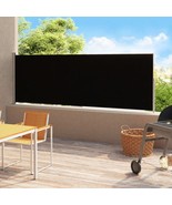  Side Awning Black and Grey Polyester with PU coating - $231.20 CAD