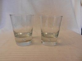 Pair of Baileys Liquor Logo Drink Glasses 4.25&quot; Tall - £27.91 GBP