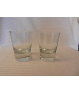 Pair of Baileys Liquor Logo Drink Glasses 4.25&quot; Tall - £27.53 GBP