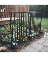 Zippity Zurich Garden Fence Kit 35in H x 42in W No Dig Poly-Steel Black ... - $2,470.09 MXN
