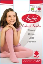 Girls&#39; 40 Denier Tights in Warm and Covering Filanca Liabel 4021 Child - $1.32