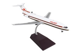 Boeing 727-200 Commercial Aircraft &quot;Trump Shuttle&quot; White with Red Stripe... - £90.65 GBP