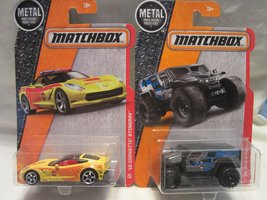 Matchbox MBX Heroic Rescue &#39;15 Corvette Stingray &amp; GHE-O Rescue Die Cast 1/64 Sc - £19.06 GBP