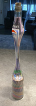 Pepsi Bottle Carnival Stretched Glass Vintage Sand Art - $24.75