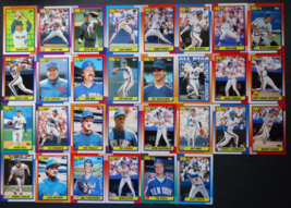 1990 Topps New York Mets Team Set of 30 Baseball Cards - £6.25 GBP