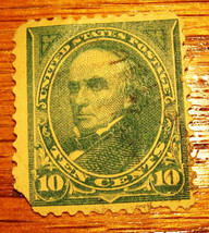 1895  Daniel Webster Green  10 cent stamp - $9.95