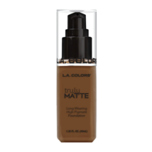 L.A. Colors Truly Matte Foundation - Long Wearing - #CLM364 - *MAHOGANY* - £3.12 GBP