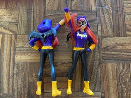 2 Loose DC Superhero Girls Batgirl #8 McDonalds Happy Meal Toy Nice Condition - £7.21 GBP