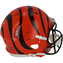 Joe Burrow Autographed &quot;2020 #1 Pick&quot; Bengals Authentic Speed Helmet Fanatics - £1,054.39 GBP