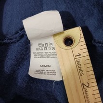 Hanes EcoSmart Men's Blue Cotton Blend Drawstring Pullover Hooded Sweatshirt L image 4