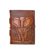 18 cm Blank Book 3D Elephant leather journal leather diary journal noteb... - £25.30 GBP