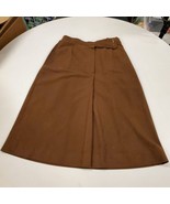 Vintage Lord and Taylor Women&#39;s Brown Skirt with pocket, Size 10 - £23.35 GBP