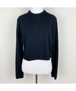 CO By Cotton On Solid Black Womens Long Sleeve V-Neck Cropped Sweater Si... - €8,08 EUR