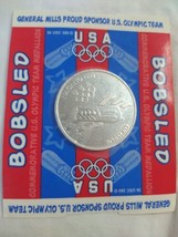 New 1998 General Mills Cereal Medal USA Olympics Token Coin Bobsled SEALED - £3.12 GBP