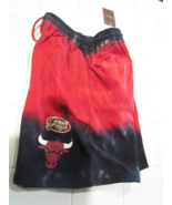 Men&#39;s NBA Finals Chicago Bulls Hardwood Classics Terry Tie-dye Shorts Large - $28.95
