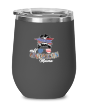 Independance Day Wine Glass All American Mama Black-WG  - $27.95