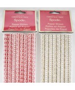 Spode Paper Straws Christmas Red &amp; Tan Holiday Christmas Trees 2 Packs x... - $173.09 MXN