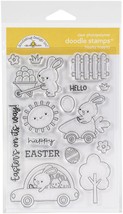 Doodlebug Doodle Stamps Hippity Hoppity Easter Rabbit Bunny Family Home Eggs - £14.05 GBP