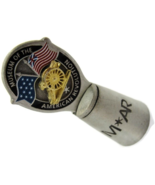 Pewter Thimble Vintage Museum of the American Revolution Cannon Flags - £16.37 GBP