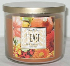 White Barn Bath &amp; Body Works 3-wick Large Jar Scented Candle Maple Sugar Brittle - £24.27 GBP