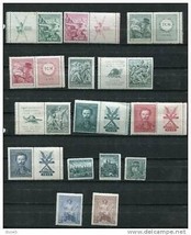 Czechoslovakia 1938 Mi 387-405 MNH/MH Complete Year(-2 Stamps)+Blocks - £20.24 GBP