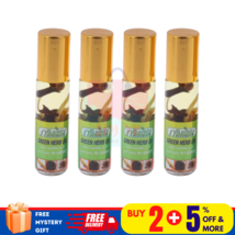 4 X Green Herb Oil Thai Dizziness Relief Pain Headache Stuffy Nose 8cc - $22.67