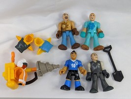 Imaginext Worker Soccer Figure Lot Accessories Blind Bag Fisher Price - $21.95