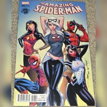 Rare Amazing Spider-Man 18 NM Decomixado Black Cat J Scott Campbell Variant 2016 - $116.86