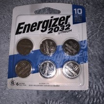 Energizer CR2032 3V Lithium Coin Cell 2032 Watch Battery 6 Count - $11.99
