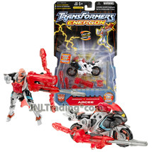 Yr 2003 Transformers Energon Omnicon Class 4&quot; Figure Autobot ARCEE (Motorcycle) - £47.07 GBP