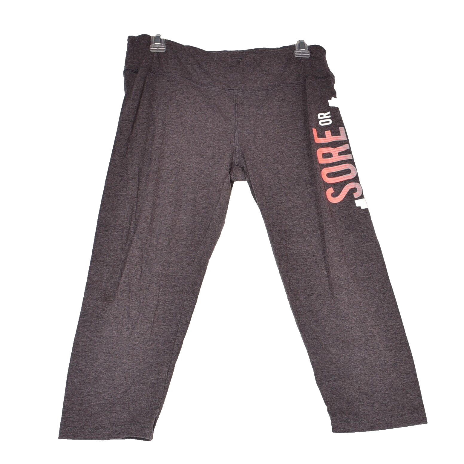 OMT Active Women&#39;s Athletic Capri Pant&#39;s Sore or Sorry Size XL - $13.24