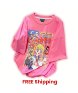 Sailor Moon Cartoon Anime PINK Short Sleeve Cotton Round Neck T-Shirt S-3XL - €24,84 EUR