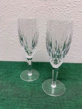 Waterford Crystal KILDARE Champagne Flutes Glasses Set of 2 - £115.89 GBP