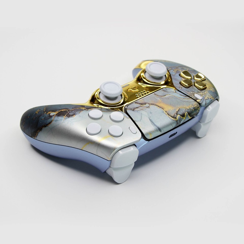 Nevermarble PS5 Controller Killscreen x Sony PlayStation 5 DualSense Custom Gold Item image 4