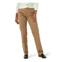 LEE comfort khaki pants 18 M women&#39;s straight leg woven regular fit New - £10.12 GBP