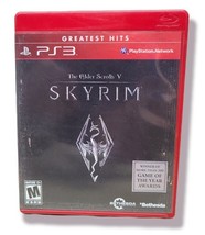Elder Scrolls V Skyrim PlayStation 3 PS3 Greatest Hits Complete w/ Manua... - $123.67 MXN