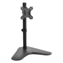 Single Monitor Stand - Freestanding Vesa Steel Mount Base Riser Fits 1 - £40.90 GBP