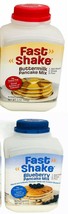 Fast Shake 1 Buttermilk &amp; 1 Blueberry Pancake Mix 5 oz each - £7.18 GBP