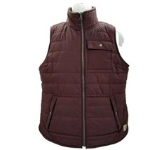 CARHARTT Women&#39;s Amoret Reversible Sherpa-lined Vest Size Small (4/6) Bu... - £32.51 GBP