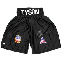 Mike Tyson Autographed Black Boxing Trunks JSA COA Signed Shorts USA Pat... - €343,59 EUR Mike Tyson Autographed Black Boxing Trunks JSA COA Signed Shorts USA Pat... - €343,59 EUR