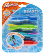 Banzai 47133 Torpedo Beasts - 4Pcs - $284.93 MXN