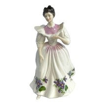 Royal Doulton Lady Figure of the Month February Peggy Davies HN 2703 7.75&quot; VTG - £65.89 GBP