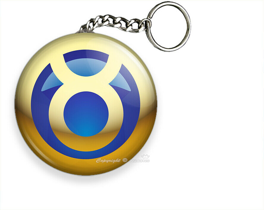 TAURUS ZODIAC HOROSCOPE LUCKY ASTROLOGY SIGN KEYCHAIN KEY CHAIN RING GIFT IDEAS