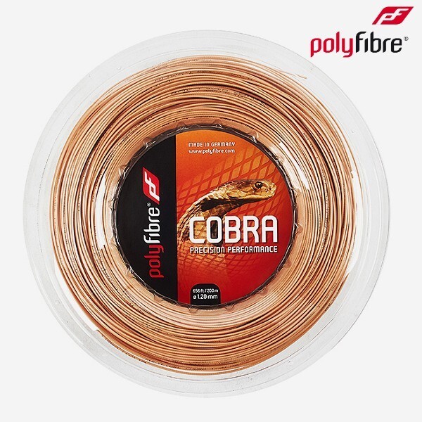 Polyfibre Cobra 1.20mm 200m Tennis String Racket Racquet Poly Reel Round... - $178.90