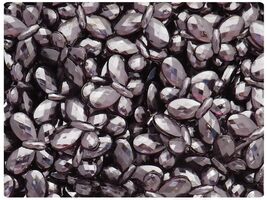 BeadTin Transparent 17mm Faceted Butterfly Plastic Craft Beads (75pcs) -... - $2.49